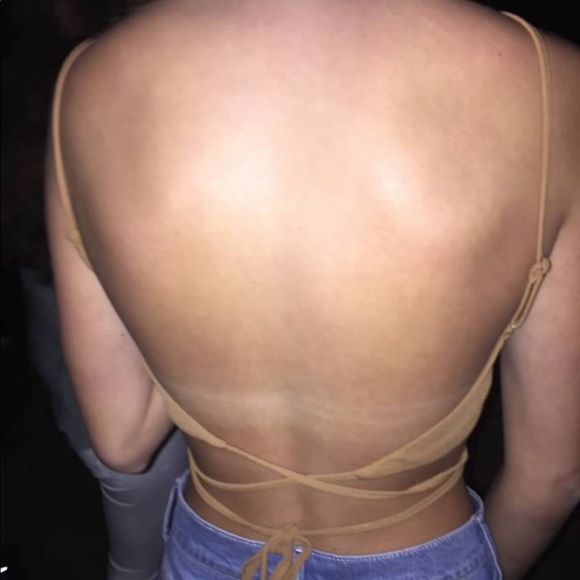 Lace up crop top - Picture 3 of 3